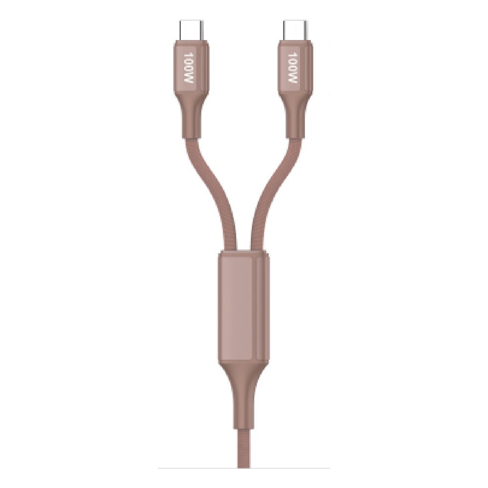 Dual-Colour Cable 240W — USB-C to USB-C — GaN USB-C charger by Dangel Technology