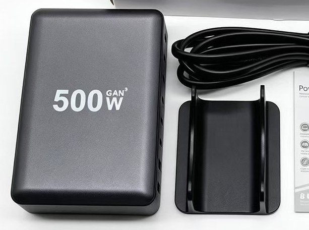 8-Port Desktop Charger 500W GaN — detail view