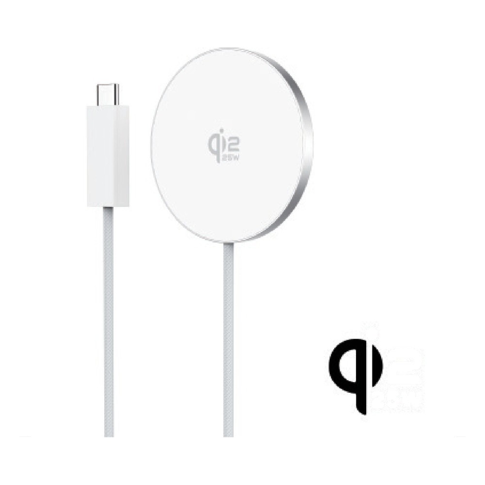Qi2.2 Wireless Charger 25W — GaN USB-C charger by Dangel Technology