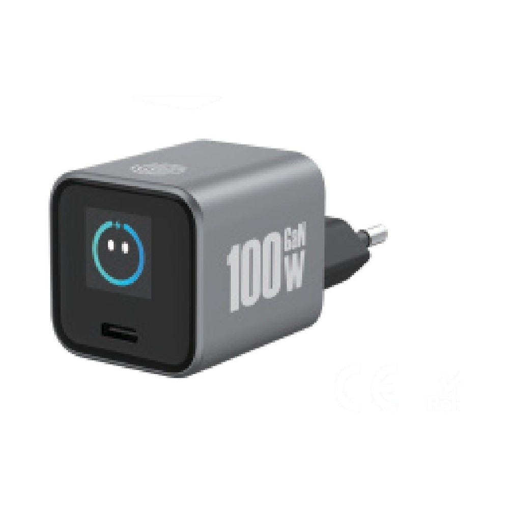Smart Display Wall Charger 100W — GaN USB-C charger by Dangel Technology