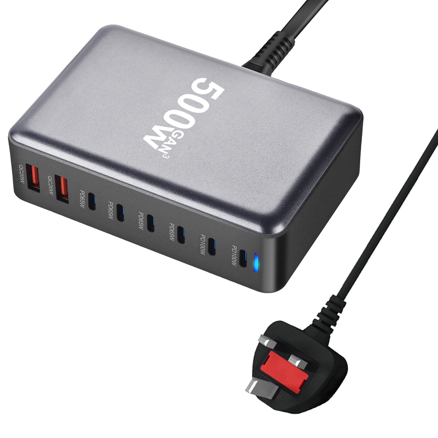 Tower Desktop Charger 500W GaN — 6C2A